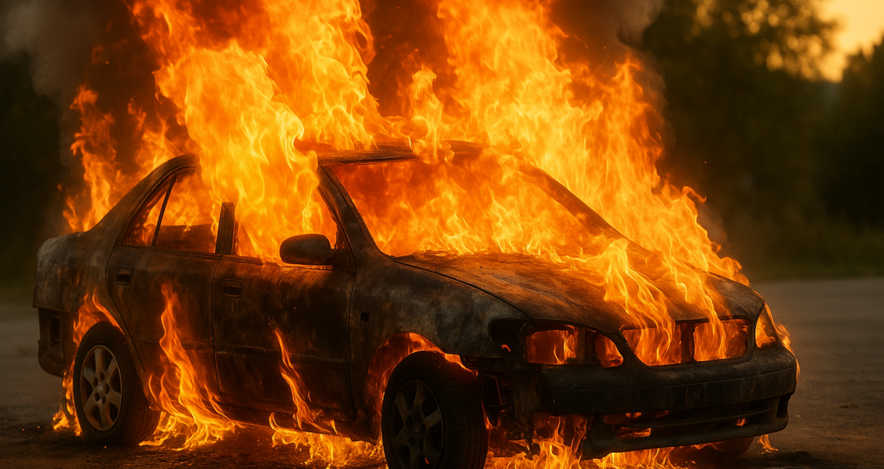 Arabada unutulan su şişesi meğer bu yüzden yangına neden oluyormuş