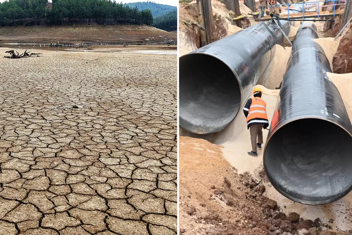 bursada su getirmek icin cinarcik barajindan boru doseniyor Dy8hxh97.jpg