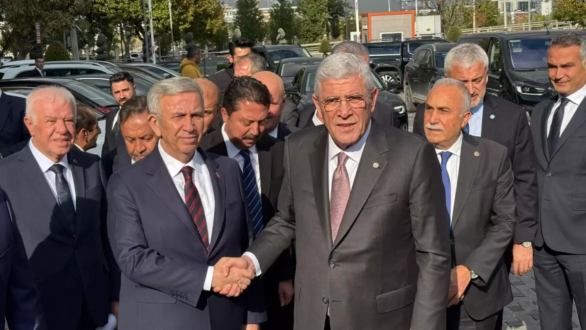 İYİ Parti Genel Başkanı Dervişoğlu, Mansur Yavaş’ı Ziyaret Etti