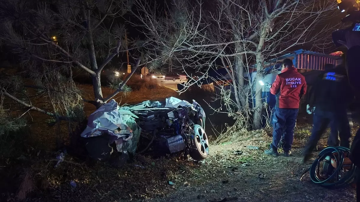 Bucak’ta Kaza: 1 Ölü, 1 Yaralı