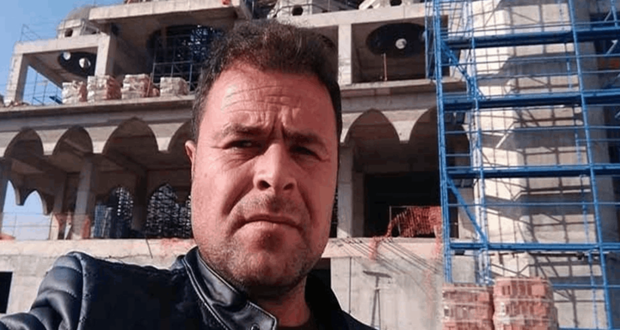 Cami inşaatında iskeleden düşen işçi öldü