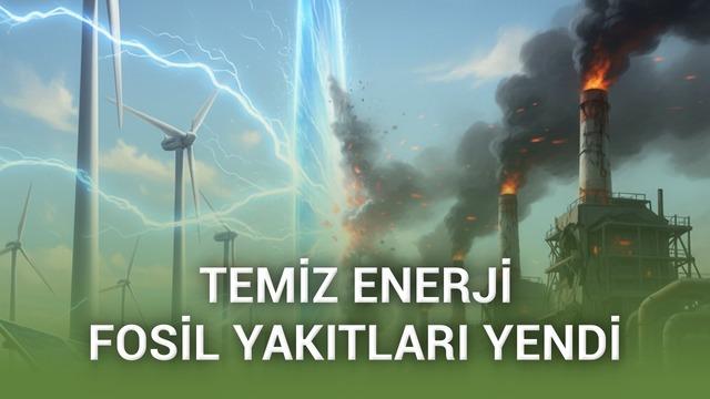 Avrupa’da rüzgâr ve güneş enerjisi ilk kez elektrik üretiminde fosil yakıtları geçti