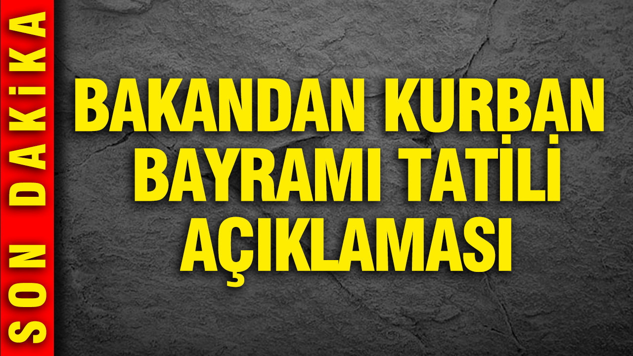 Kurban Bayramı Tatili 9 Gün Olacak Mı? Bakan Ersoy’dan Açıklama Geldi