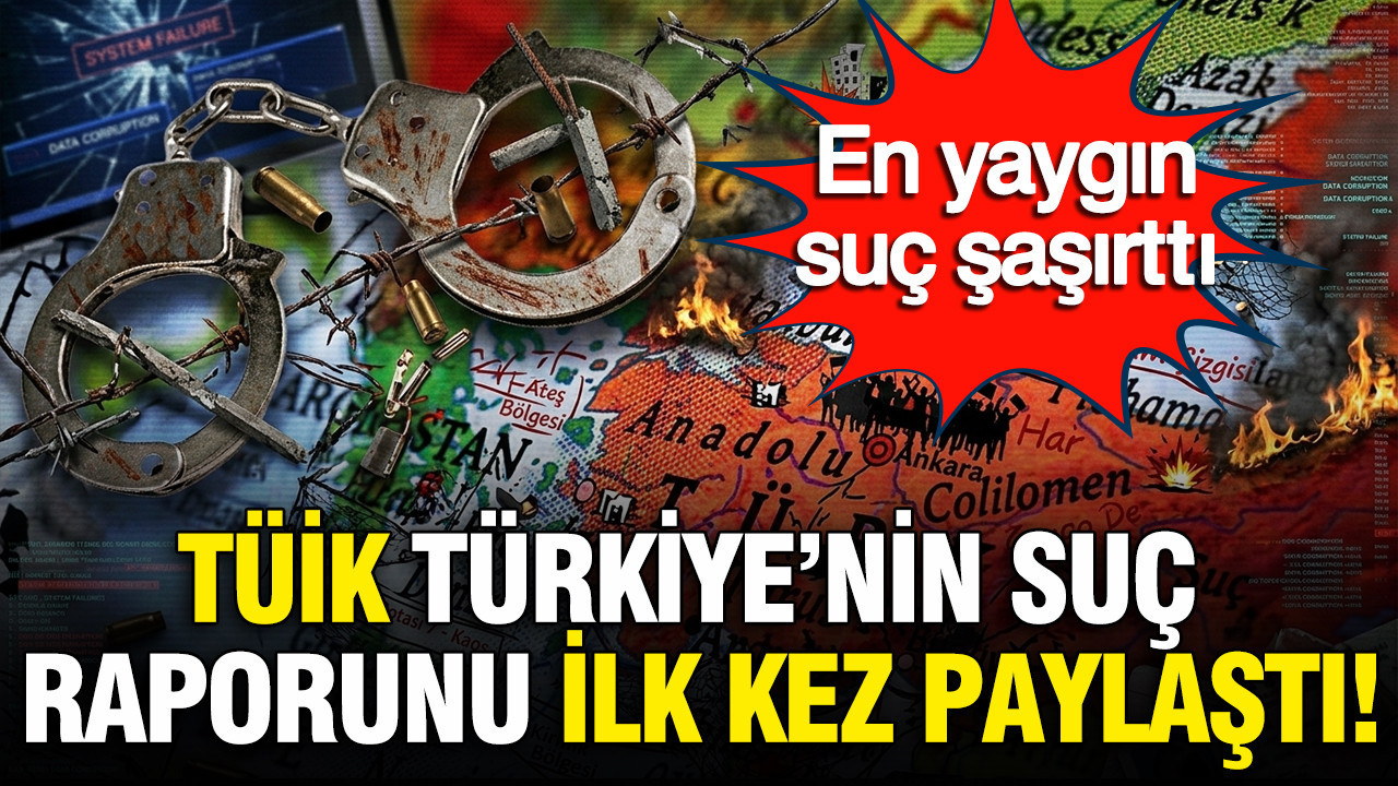 TÜİK’in İlk Raporu: Türkiye’deki Suç ve Güvenlik Durumu – Taciz ve Bilişim Suçları Zirvede