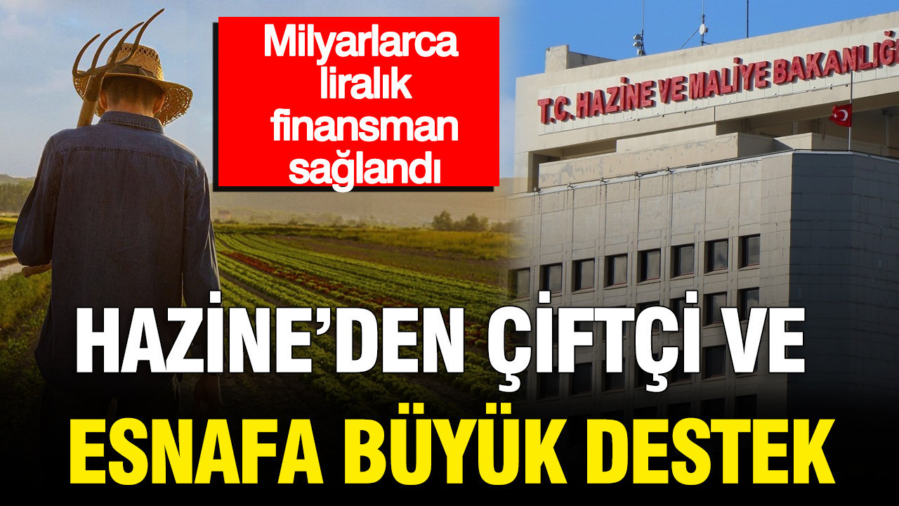 Hazineden ciftci ve esnafa buyuk destek milyarlarca liralik finansman saglandi 8HG8OFwI